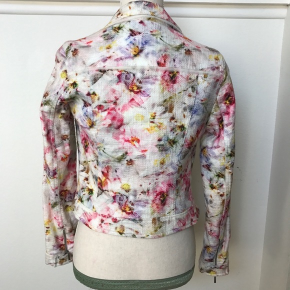 [Zara] Moto Floral Jacket - Picture 5 of 8