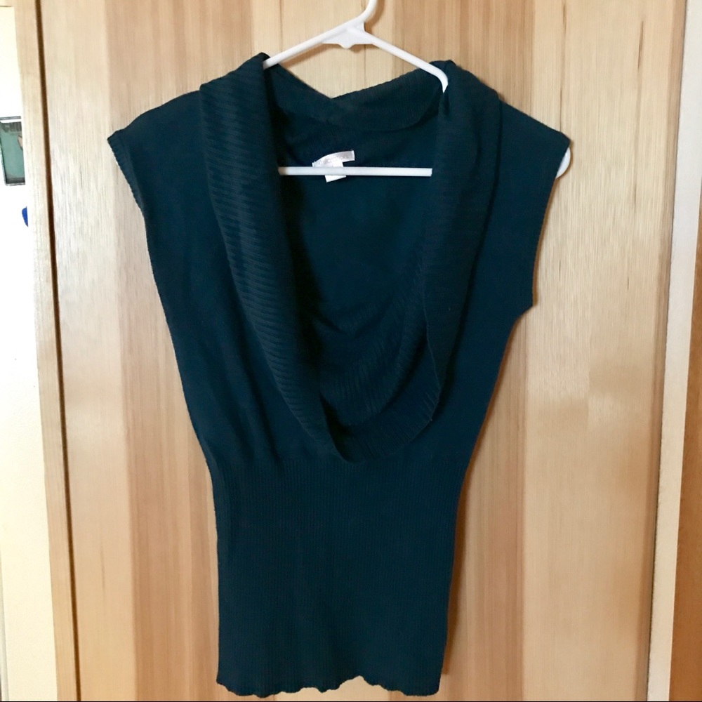 Knit Cowl Neck Top