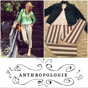 Anthropologie Cartonnier Ruled Charlie Trousers Anthropologie Cartonnier Ruled Charlie Trousers