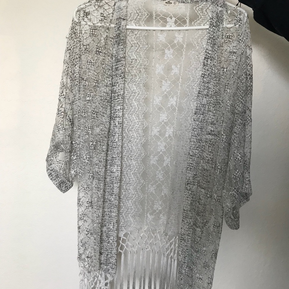 Hollister transparent cardigan
