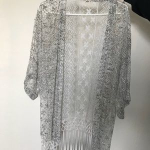 Hollister transparent cardigan