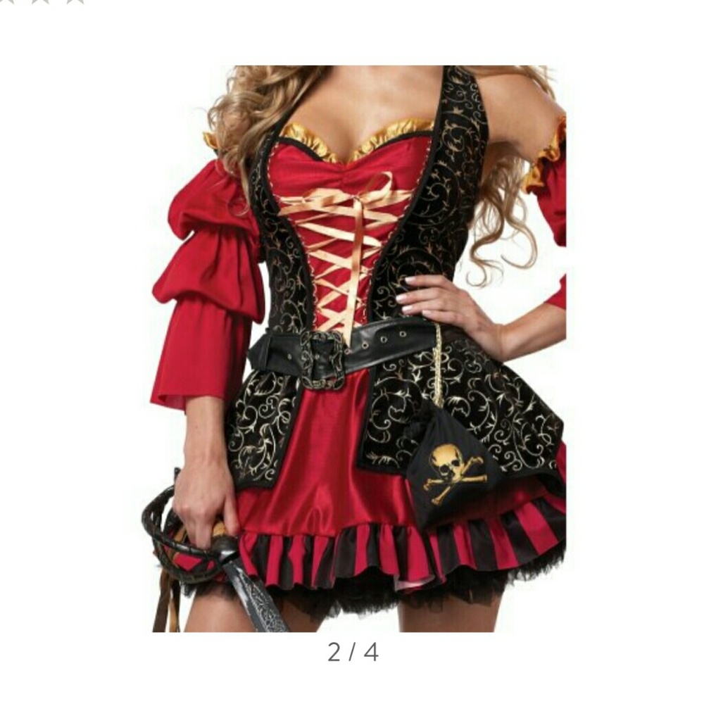 Spanish Pirate  halloween  costume - Picture 2 of 3