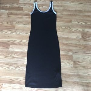 Acemi Black with white trim Tank Top Dress