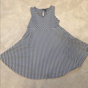 Women’s Plus Striped Twirl Dress