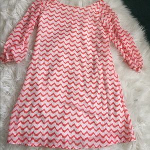Zig zag pattern dress