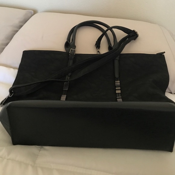 Faux suede tote. NWOT - Picture 6 of 6