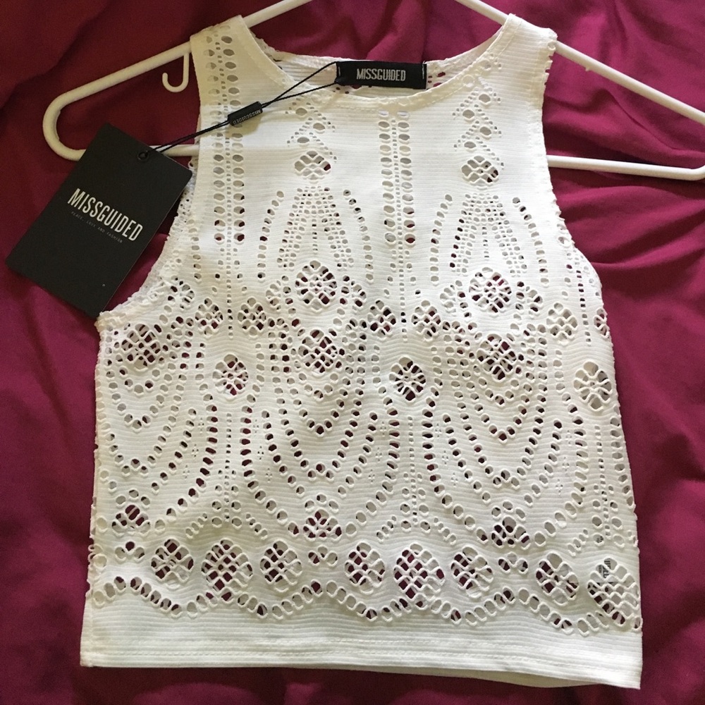 White Crop Top