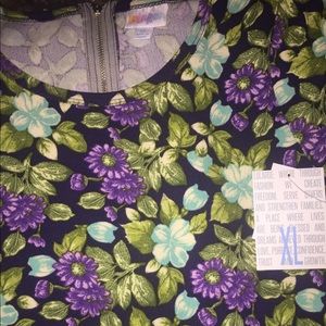 LuLaRoe XL Amelia Dress NWT