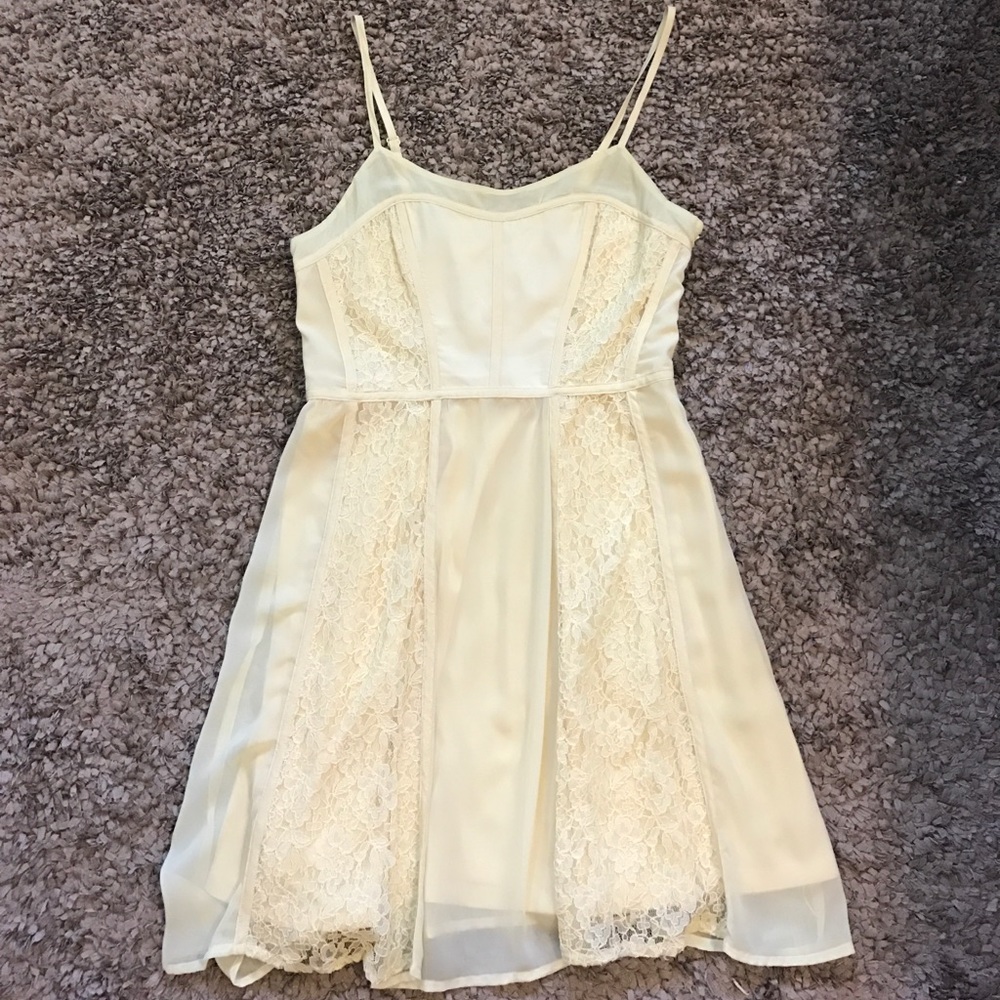 LC Yellow lace sundress