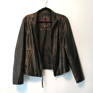 Vegan Leather Jacket