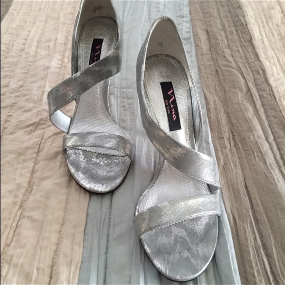 Nina Silver Heels - Reposh