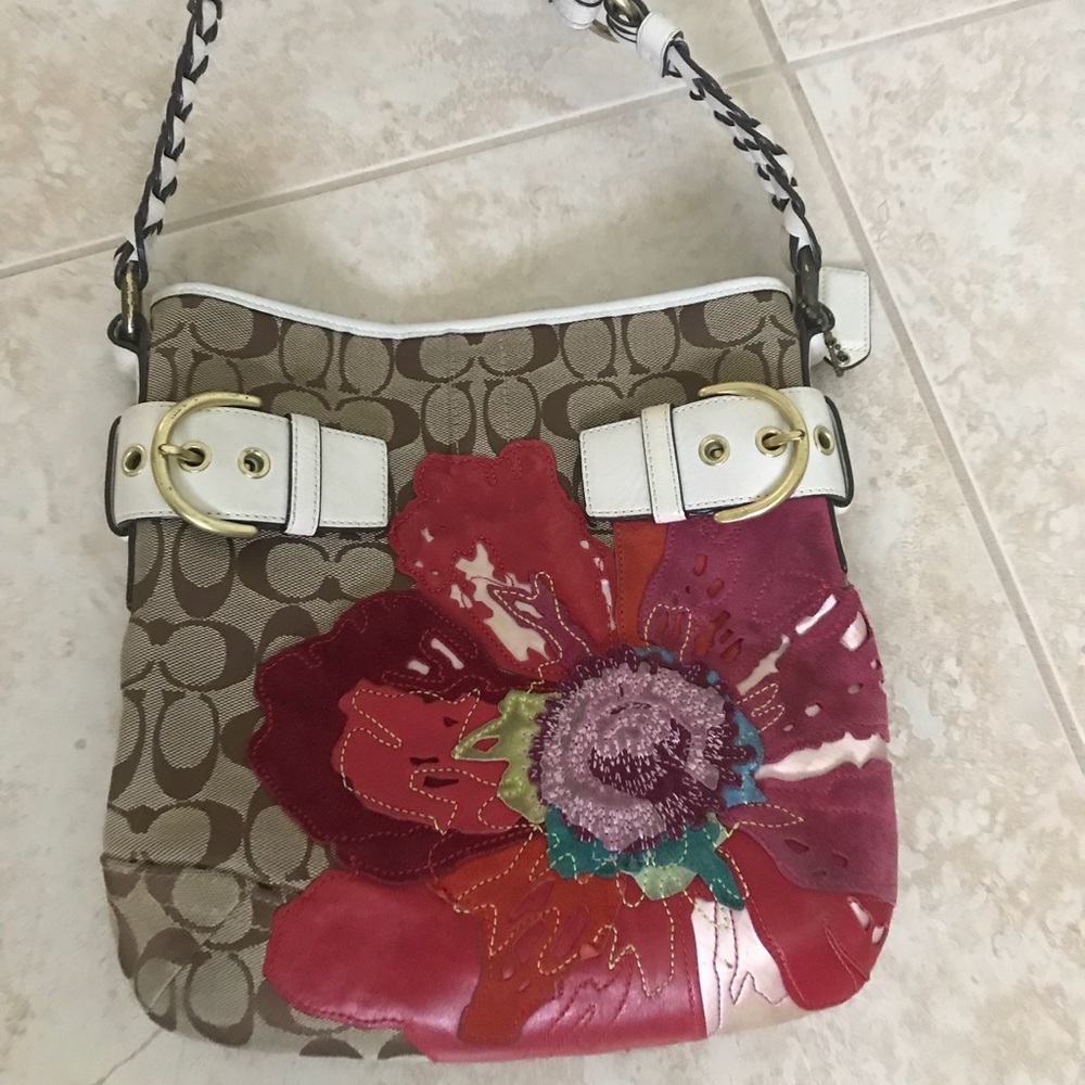 Coach Summer Hibiscus Bag