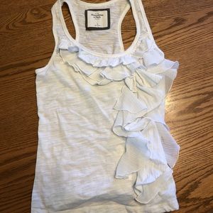 Abercrombie and Fitch White Tank Top