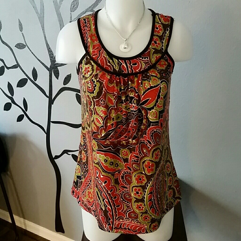 Moa Moa Sleeveless Top - Sz M
