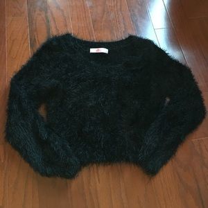 American Apparel furry cropped sweater