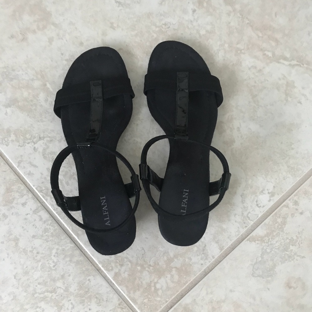 Alfani Black Comfort Sandal