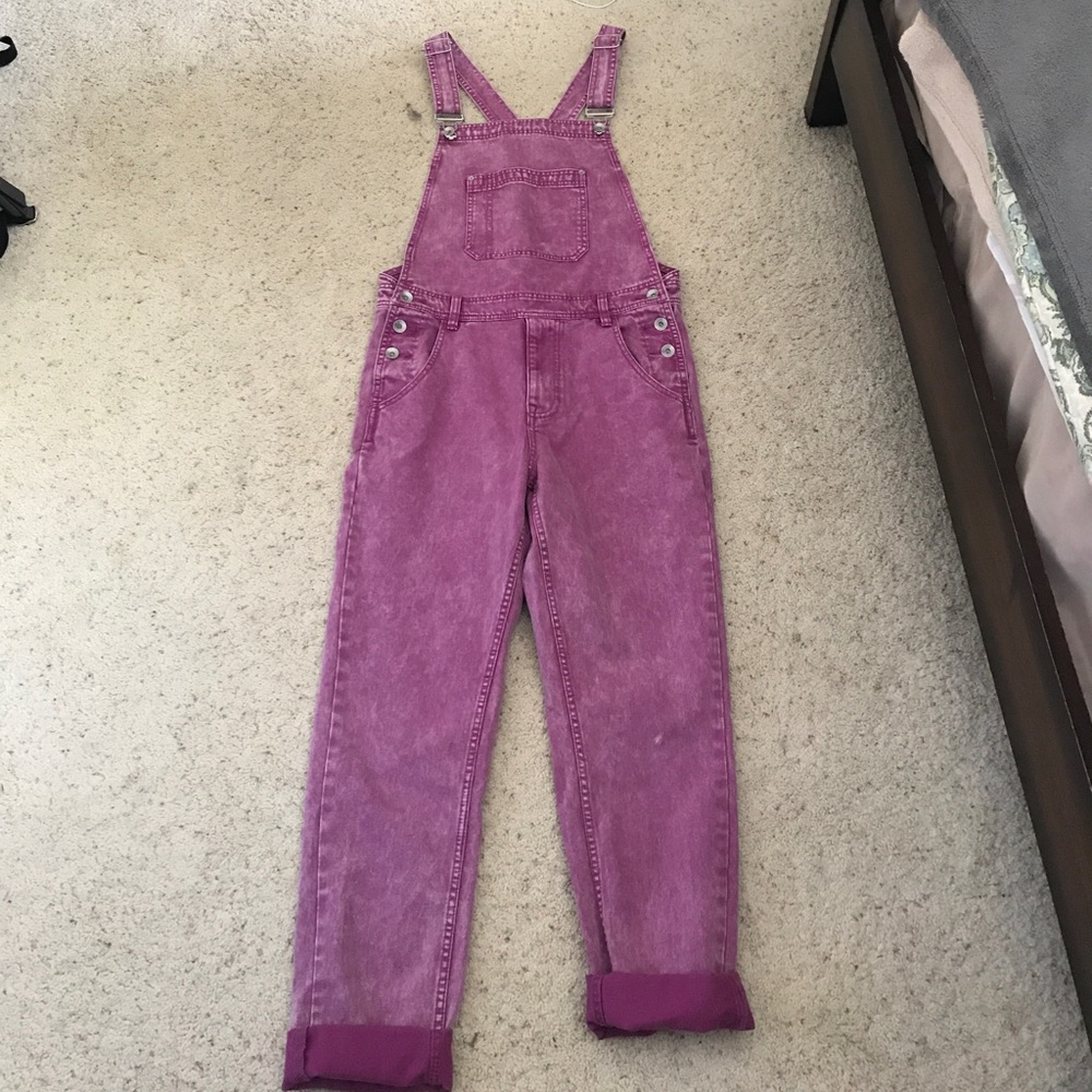 Violet Overalls