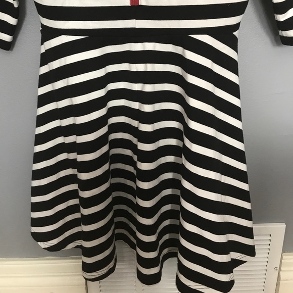 Express 3/4 Sleeve Striped Dress - Picture 6 of 6
