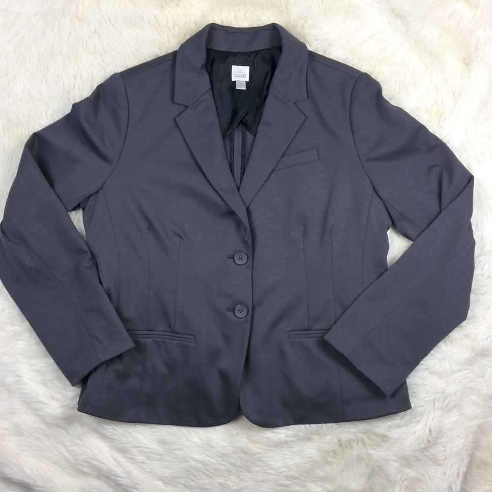Gray blazer by Lauren Conrad sz 16 XL PLUS SIZE