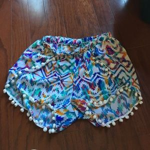 Beach cover up shorts