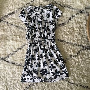 Banana republic open slit back dress