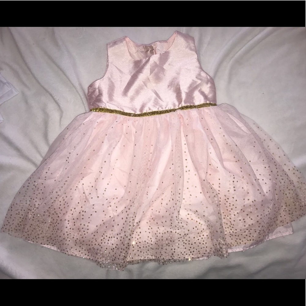Girls pink formal dress