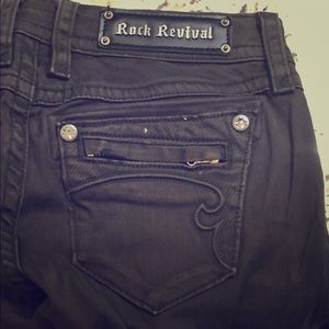 Rock Revival dark green cargo pants