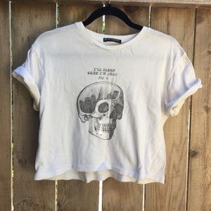 Brandy skull tee