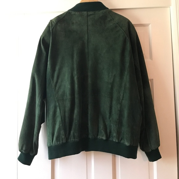 Men's Slazenger Leather Jacket - Picture 2 of 4