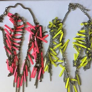 Two neon necklaces Two neon necklaces
