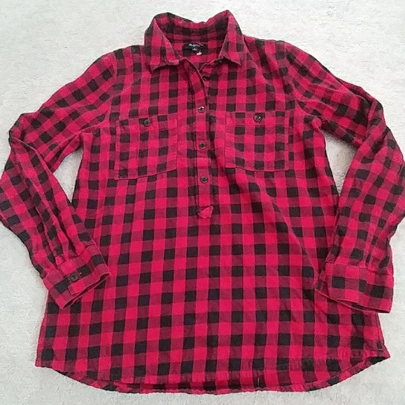 Madewell Tops - Madewell Flannel 1/4 Button Up