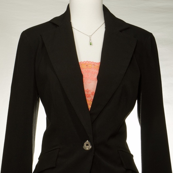 NWOT Bandeau Orange w/Yellow Flower Lace Tube - Picture 4 of 8