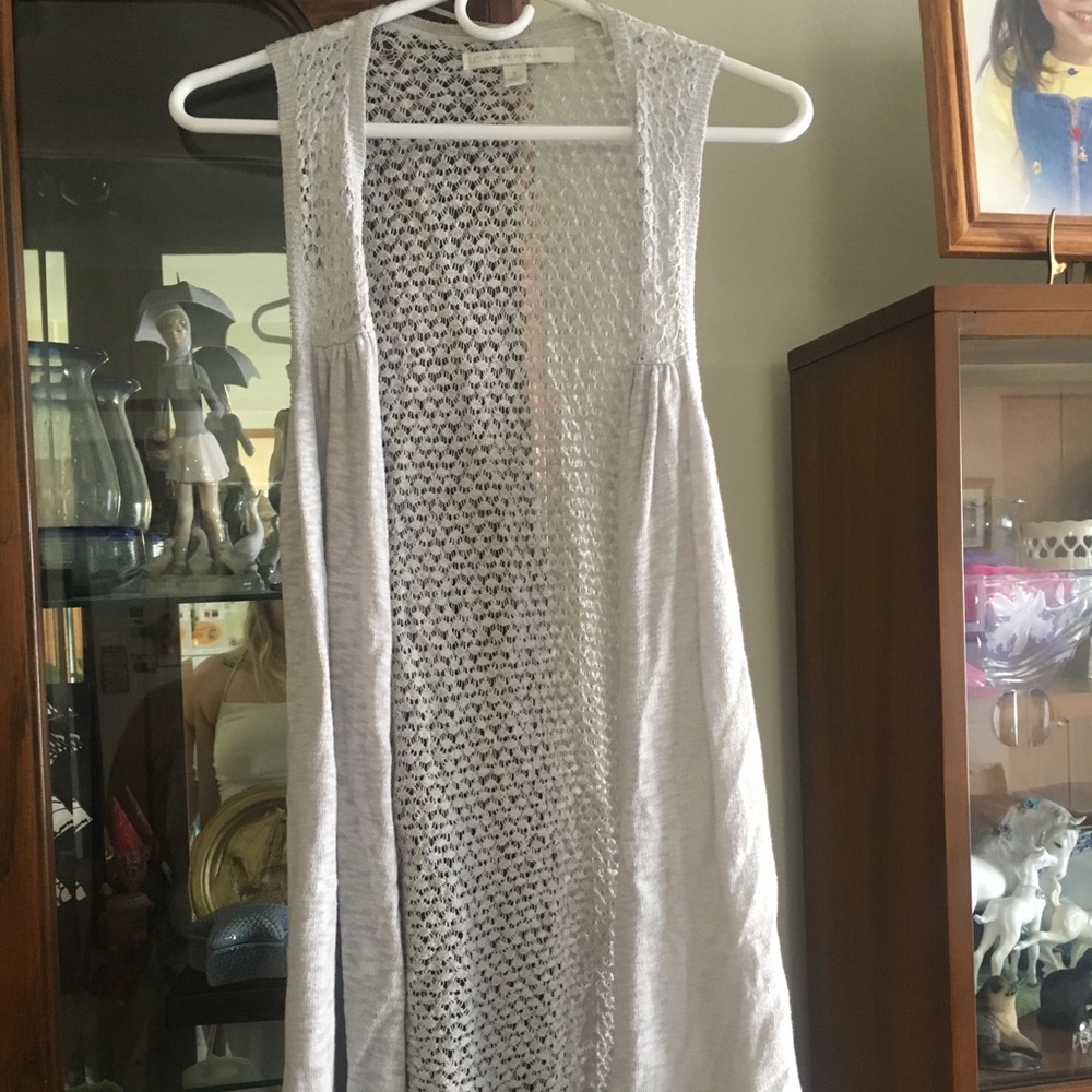Lauren Conrad sleeveless cardigan