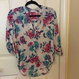 Lush Floral Blouse