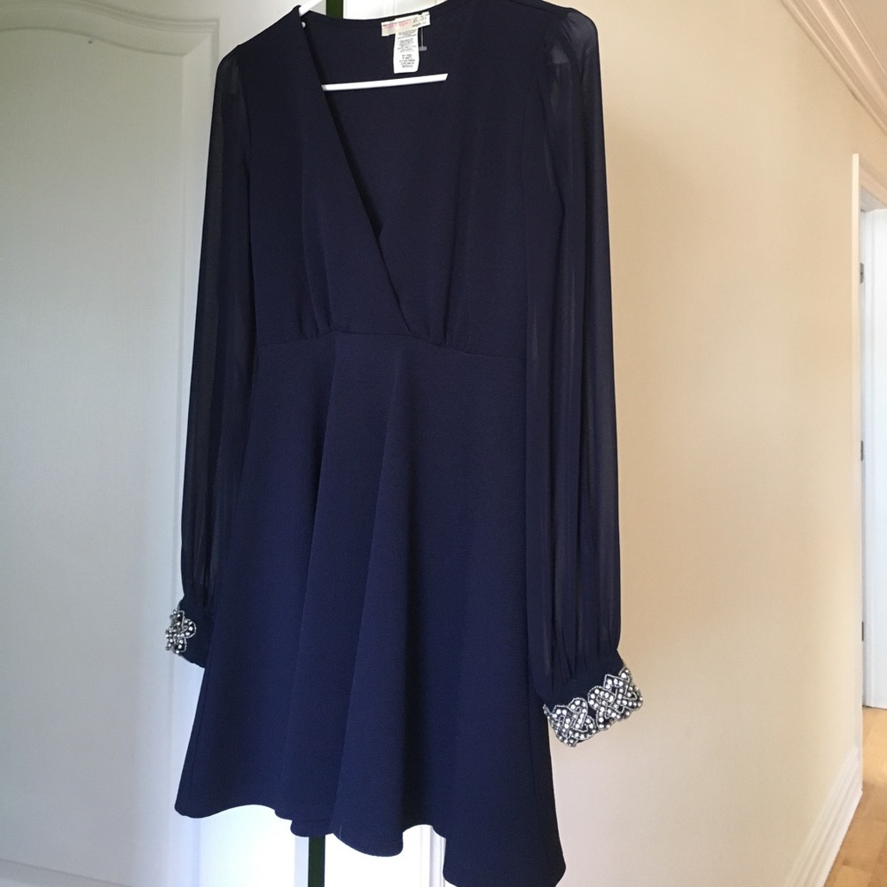 Dark Navy Blue Dress