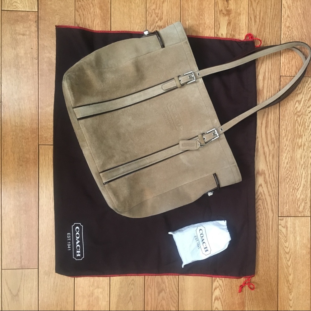 COACH Suede Tote