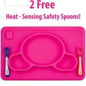 BABY SILLICONE PLATE  MAT