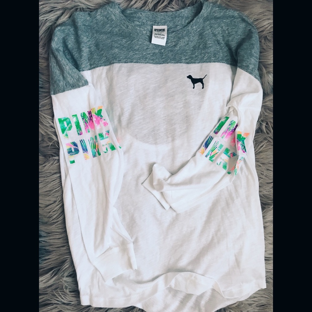 Victoria Secret Pink Long Sleeve Shirt (S)