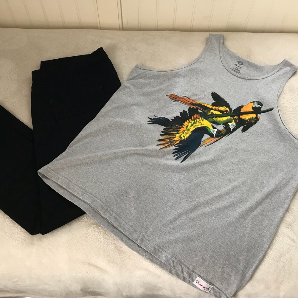 Diamond Supply Co Parrots Tank