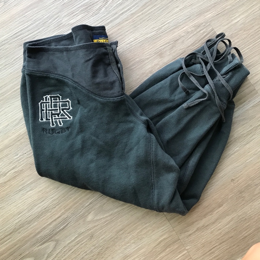 Ralph Lauren Rugby charcoal lounge capris