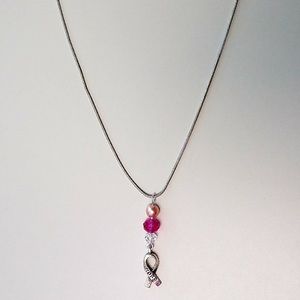 Breast Cancer Awareness Necklace
