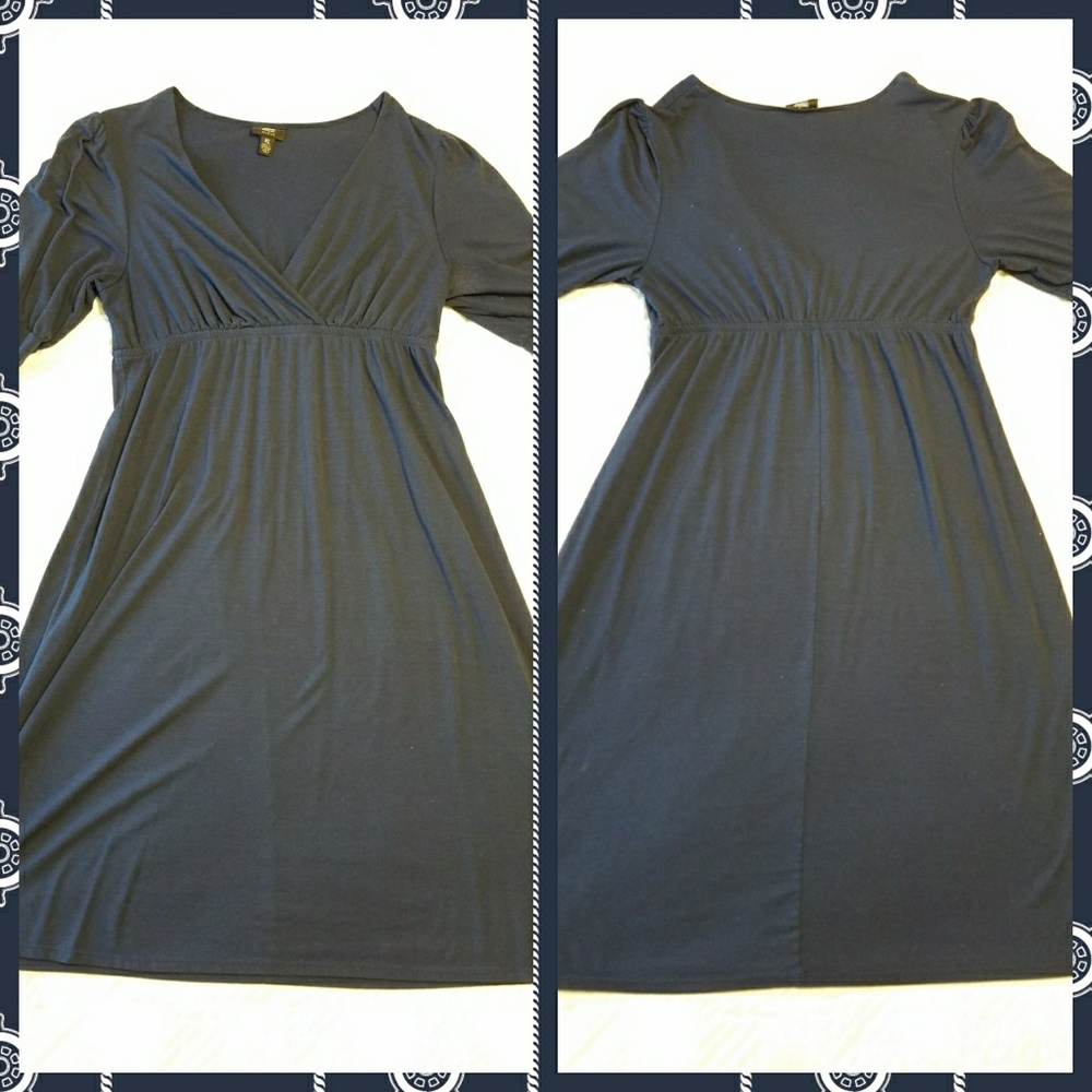 Navy blue V Neck dress Mossimo XL 14 16