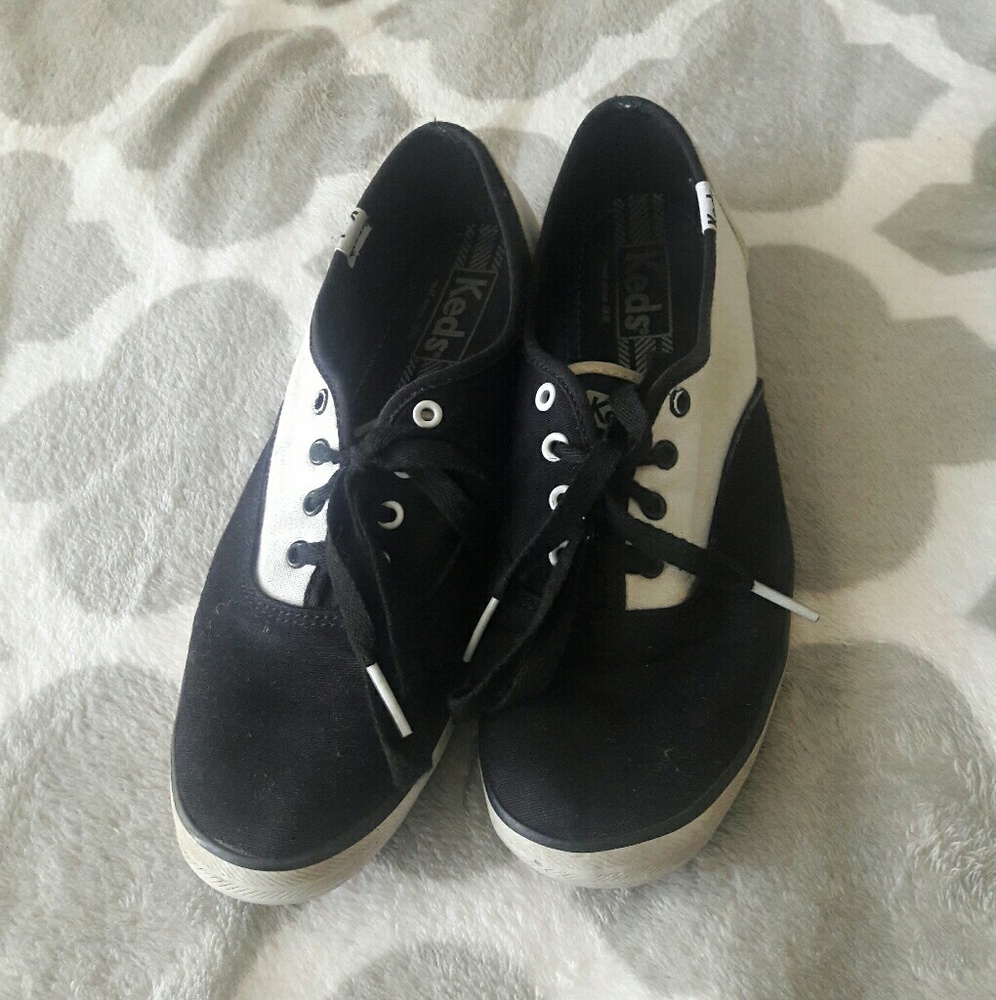 Black and White Keds