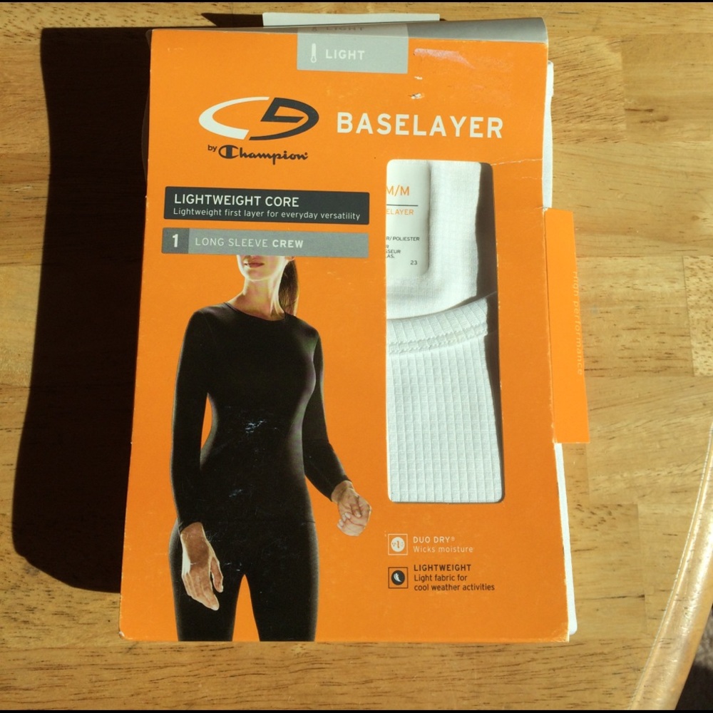 Womens' light base layer shirt waffle long johns