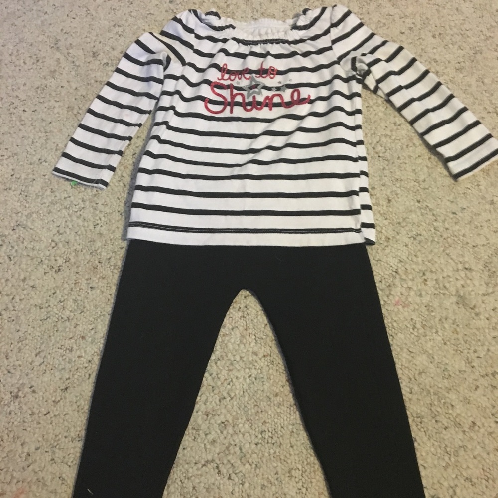 Love to Shine 2T shirt and leggings