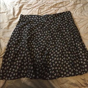 Floral mini skirt
