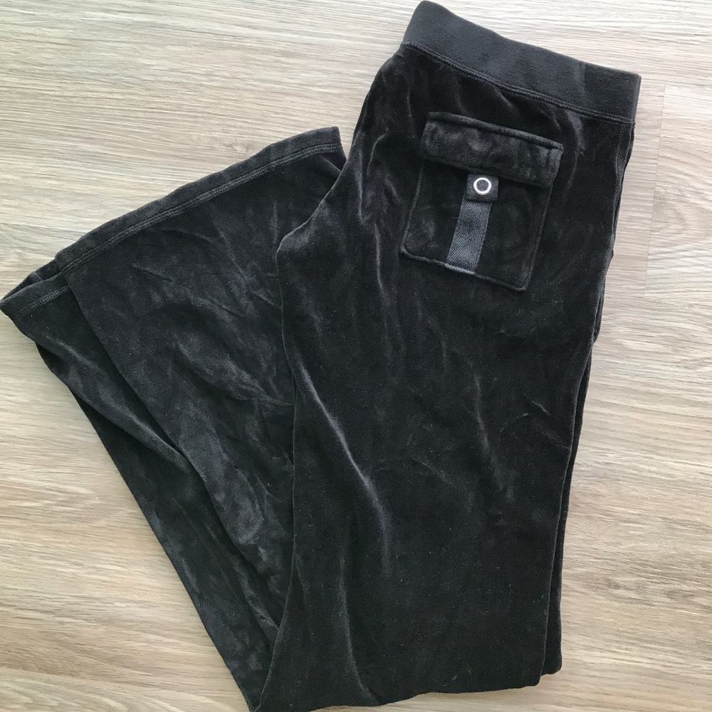 Black Juicy Couture Velour Pants