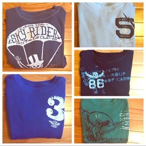 $10/1 or $35/5 Gap Kids Graphic Long Sleeve Tees