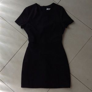NWOT black mini dress