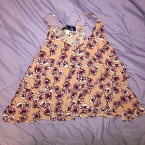 Francesca's Closet Floral Tanktop.